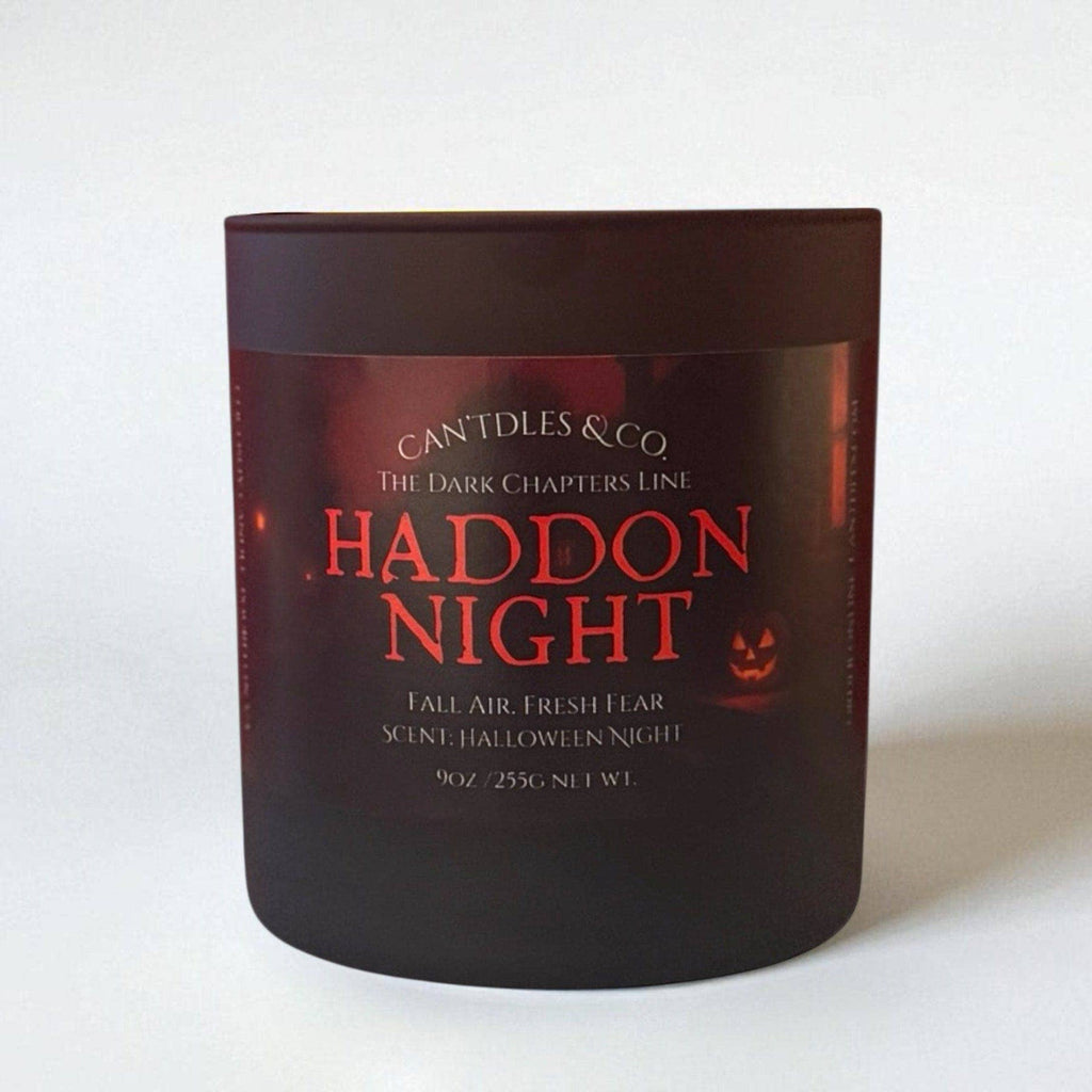 Haddon Night – Pumpkin Caramel & Smoke Candle | Halloween Movie Inspired | Dark Chapters Collection
