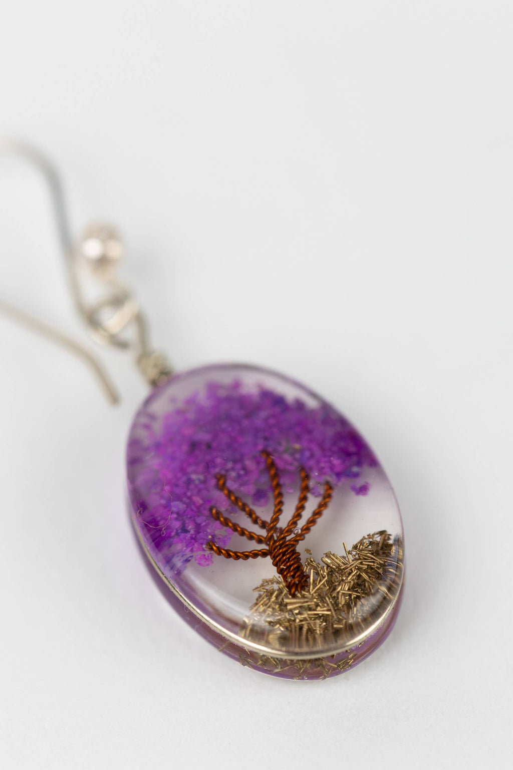 Purple Arbol Earrings