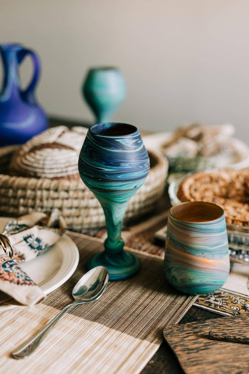 Phoenician Glass Goblet