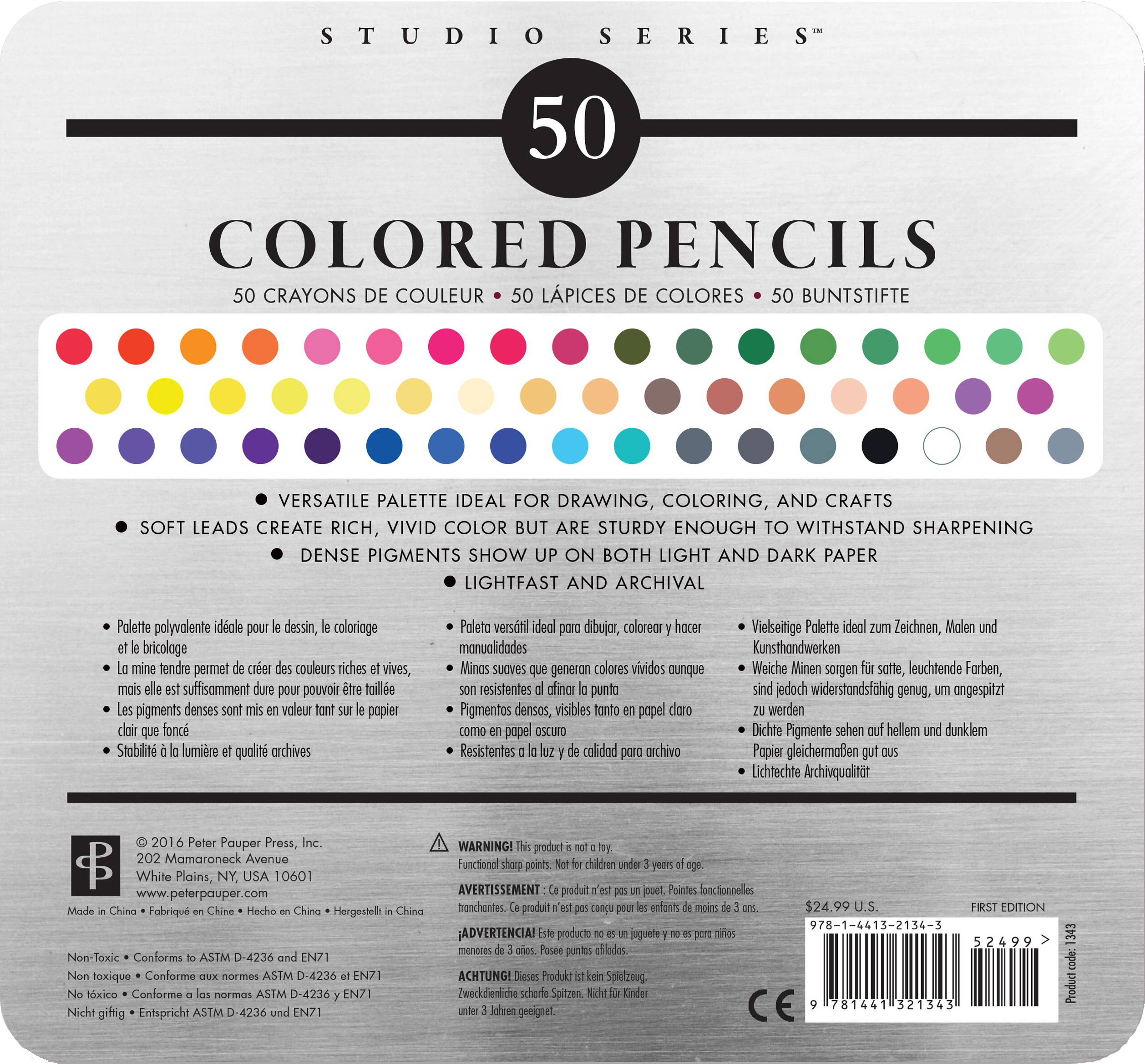 Studio Series Deluxe Colored Pencil Set (Set of 50)