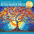 Stained Glass Tree of Life 1000-Piece Jigsaw Puzzle