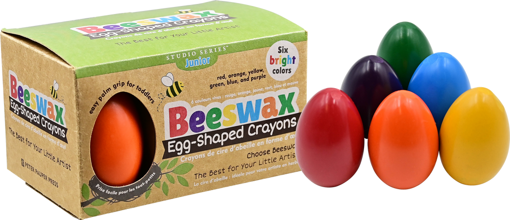 Studio Series Junior Beeswax Egg-Shaped Crayons