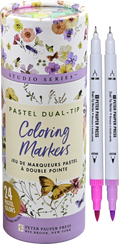 Studio Series Dual-Tip Pastel Markers (Set of 24)