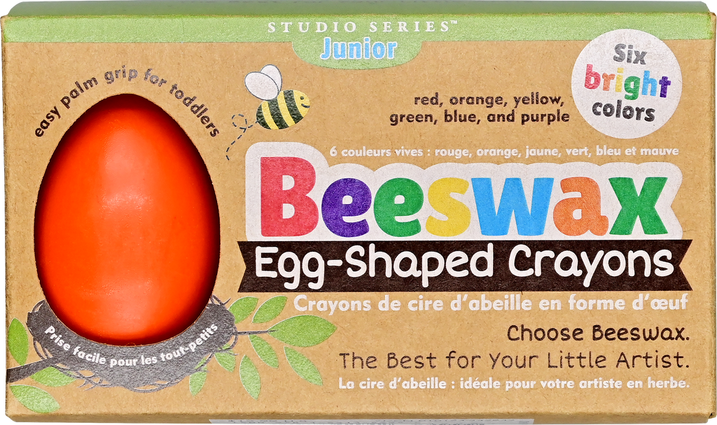Studio Series Junior Beeswax Egg-Shaped Crayons