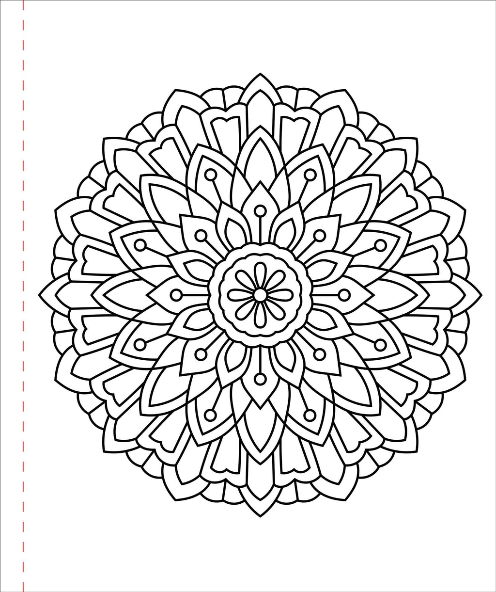 Large Print Coloring Book -  Color Me Calm