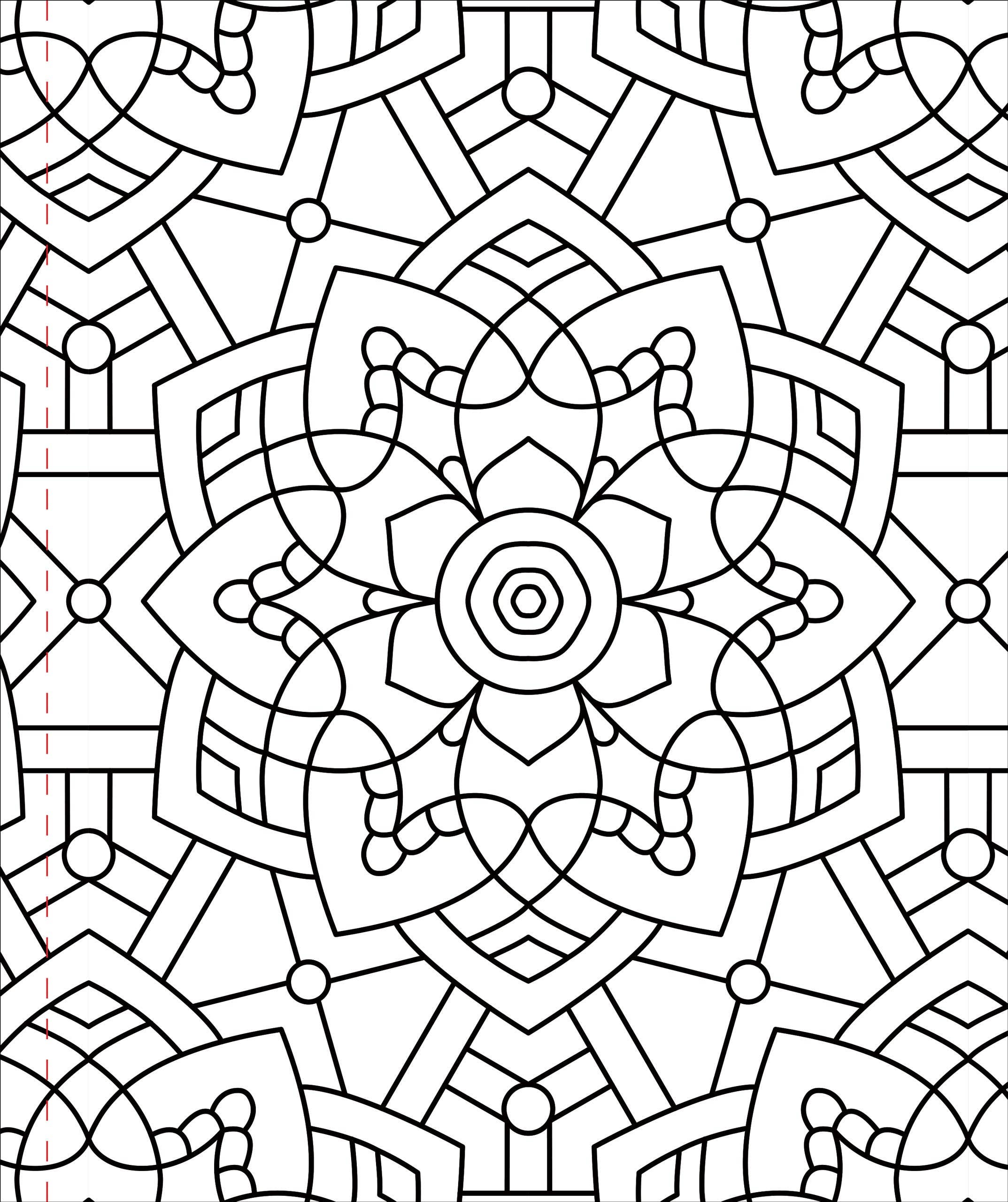 Large Print Coloring Book -  Color Me Calm