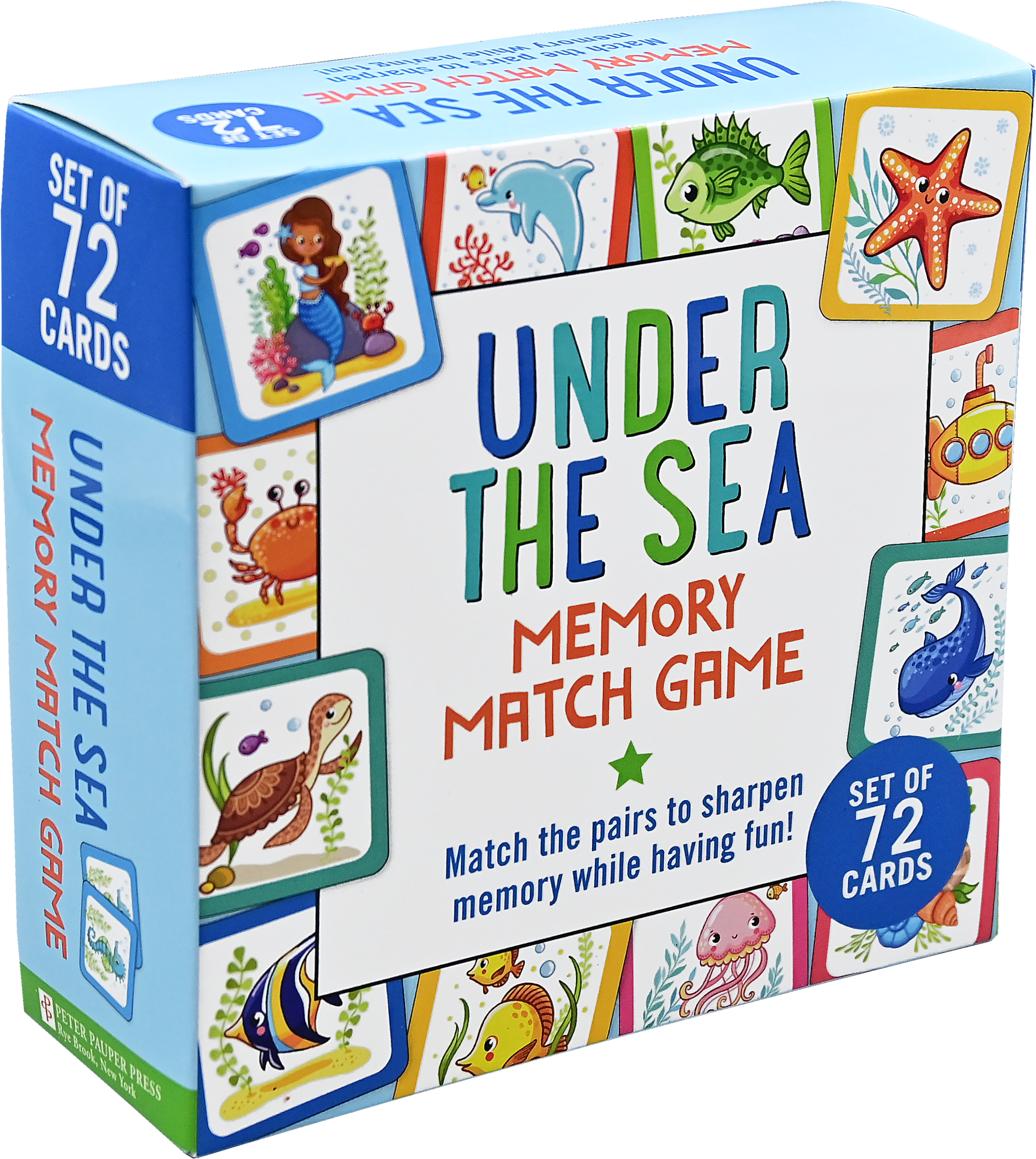 Under the Sea Memory Match Game (Set of 72 cards)