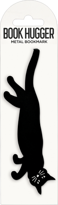 Curious Cat 'Hanging' Metal Bookmark
