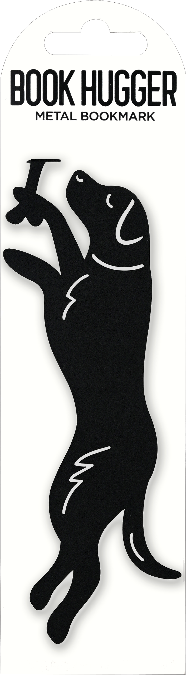 Black Lab Metal 'Hanging' Bookmark