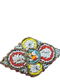 Antique Micro Mosaic Tesserae Brooch Pre 1920