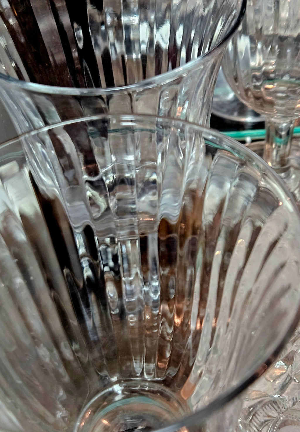Full Set Antique Heisey Water Goblets (6)