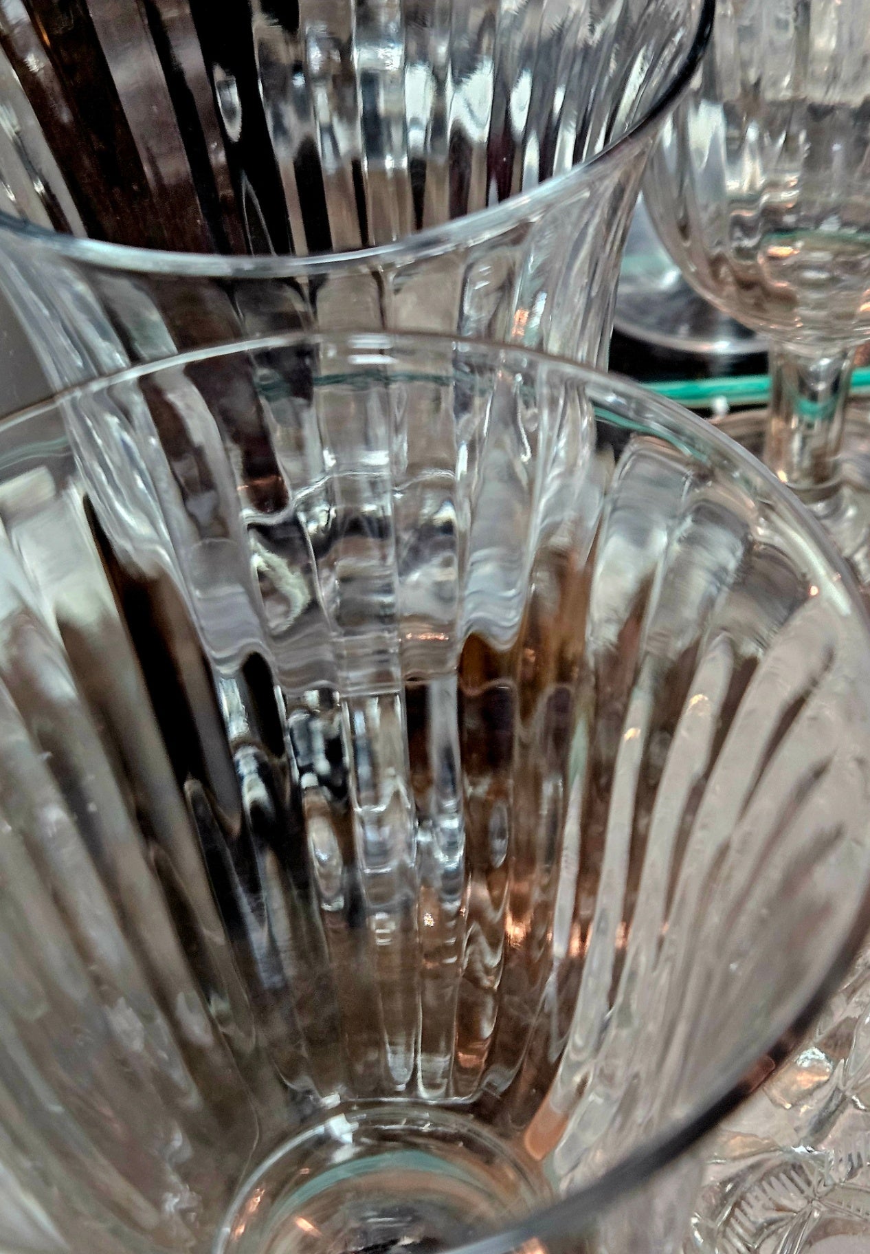 Full Set Antique Heisey Water Goblets (6)
