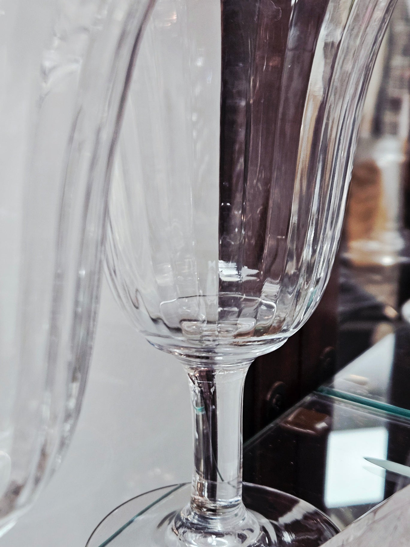 Full Set Antique Heisey Water Goblets (6)