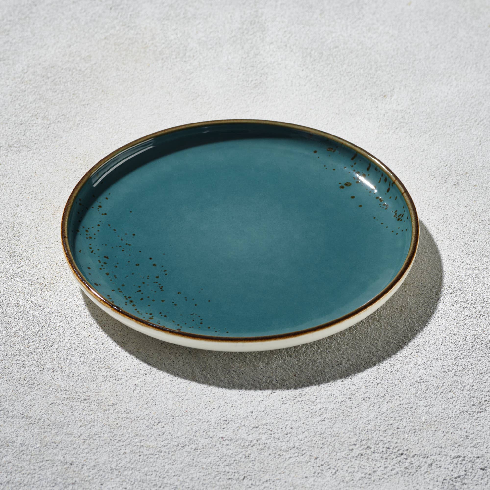 Terra - Round Plate, Dark Blue, 7"