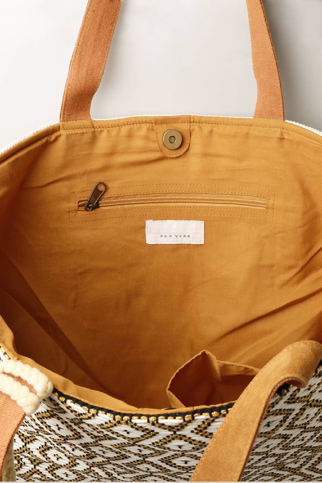 Boho Style Woven Tote Bags with Tassel: Brown / One Size