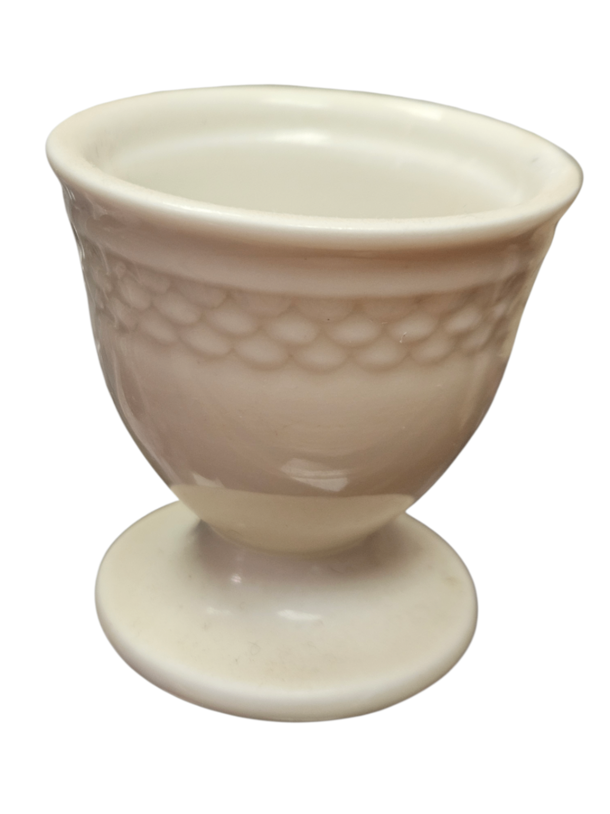 Pair: Thomas Ivory-Thomas Bavaria, Germany 1939-1952 Vintage Egg Cups Fritz Thomas porcelain Factory