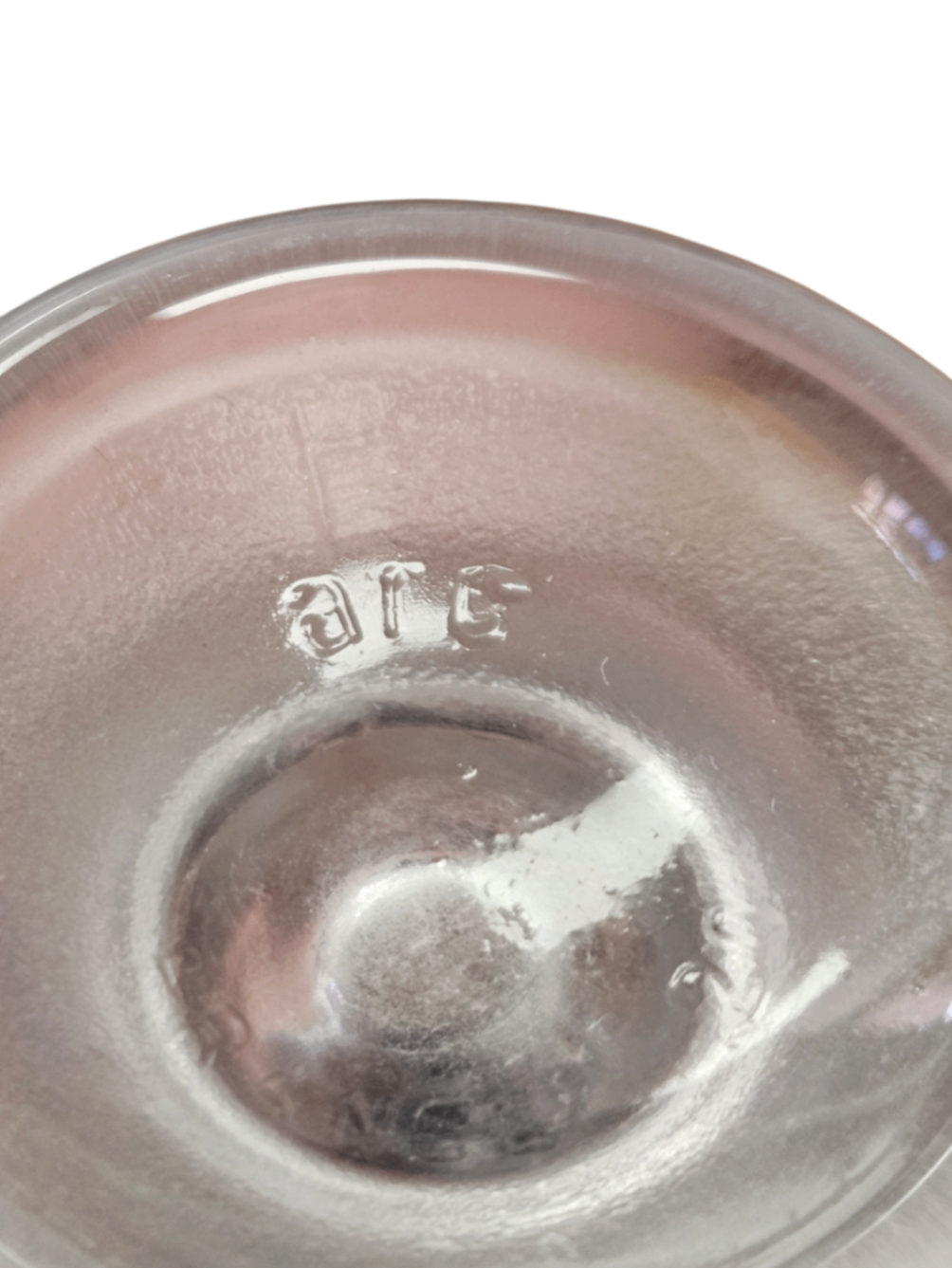 Vintage ARC France "French Hen" Glassware Circa 1970s Pressed Glass Dual Use: Egg Cup or Shot Glass Made in France