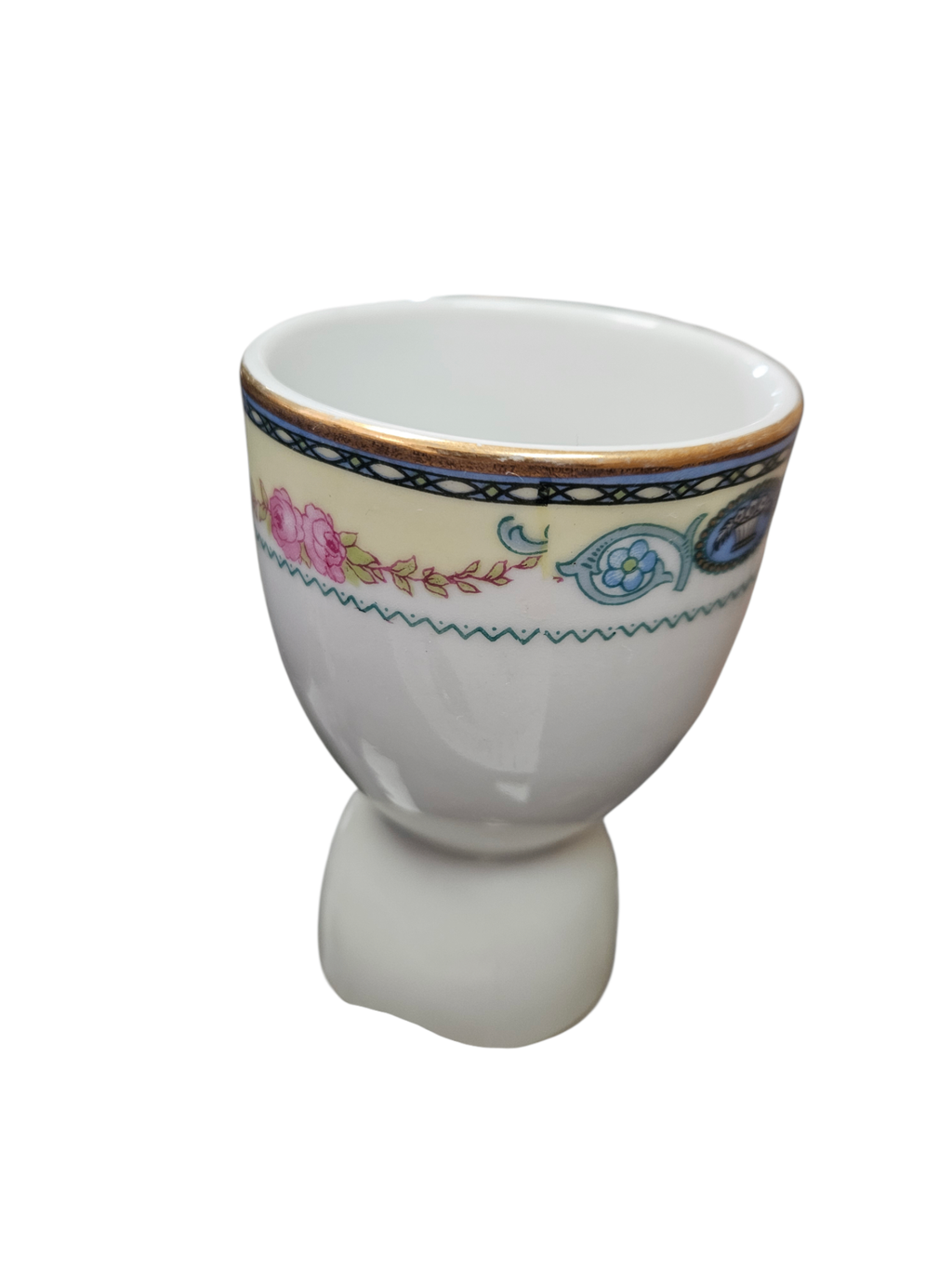 Antique Czechoslovakian Porcelain Jumbo Egg Cup