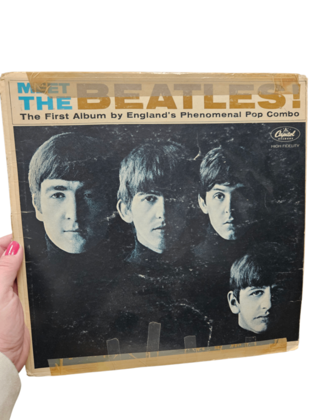 Rare First Edition 1964 Brown Letters Missing Credit Meet The Beatles!