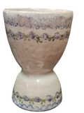 vintage ceramic hand-painted European Double Egg Cup