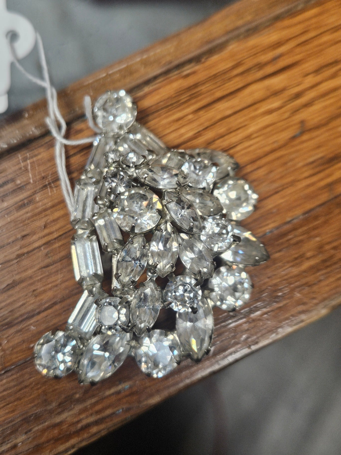 Vintage Weiss Rhodium Plated Rhinestone Brooch & Earring Set The Ultimate Mid-Century Sparkle
