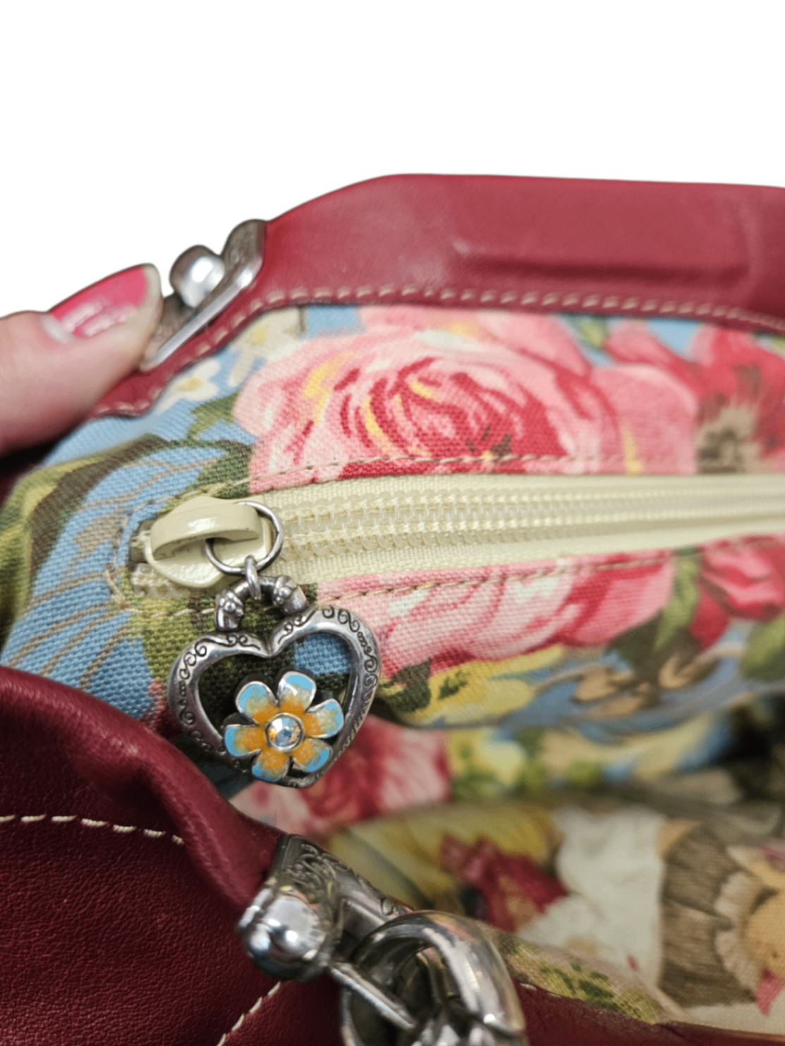 The "Heartistry" Collector's Set: Vintage Brighton Red Leather Tote