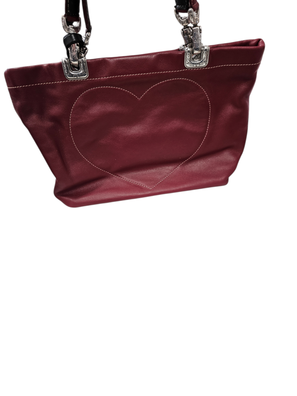 The "Heartistry" Collector's Set: Vintage Brighton Red Leather Tote