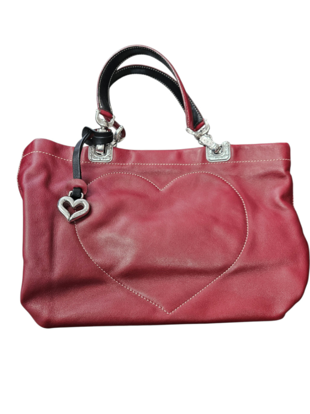 The "Heartistry" Collector's Set: Vintage Brighton Red Leather Tote
