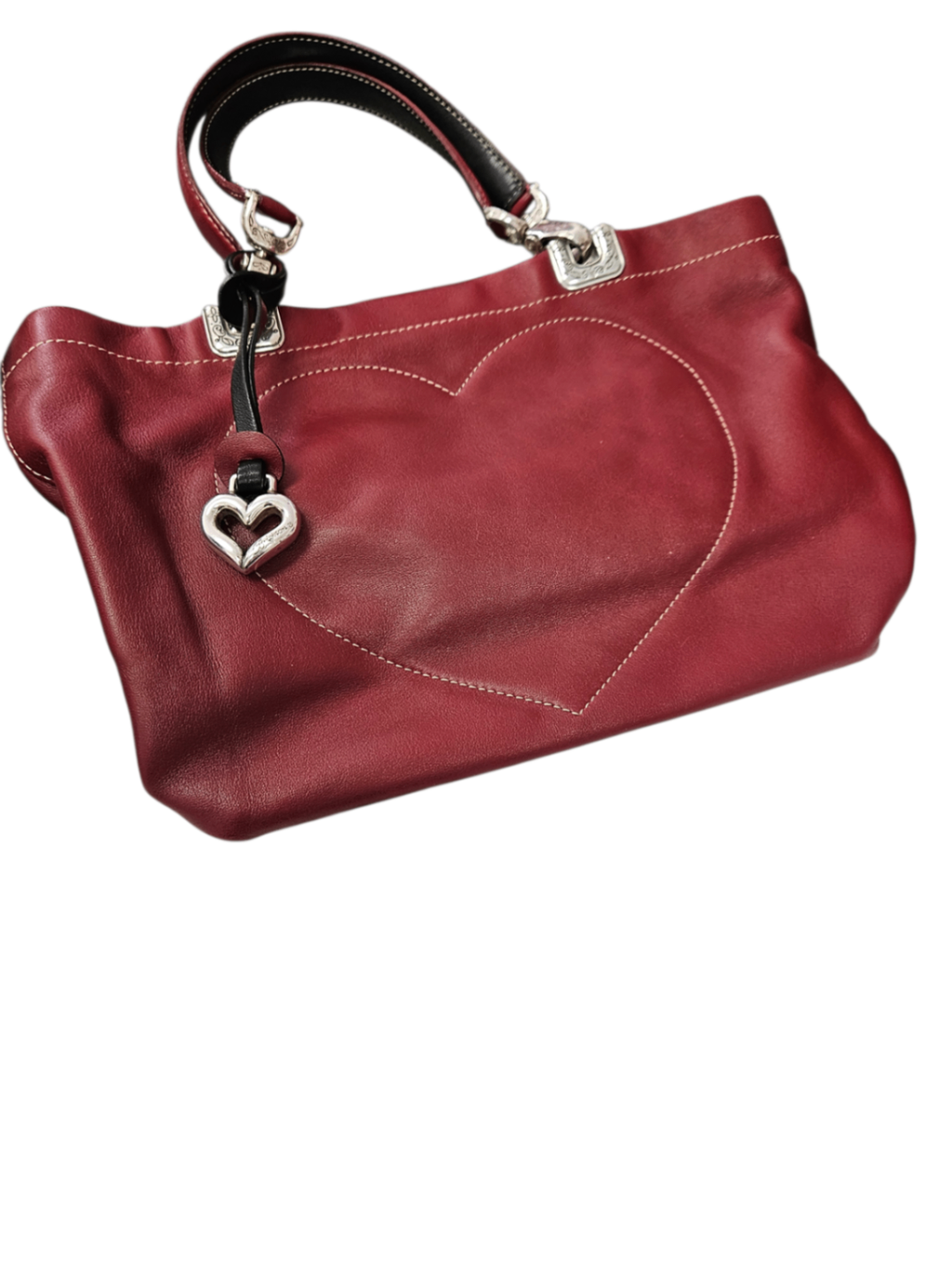 The "Heartistry" Collector's Set: Vintage Brighton Red Leather Tote