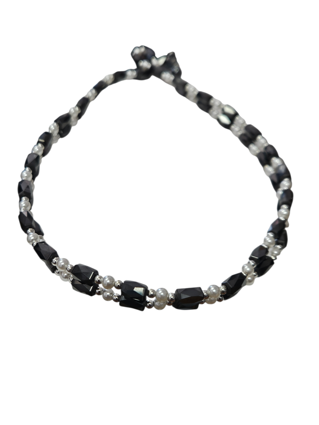 Art Deco Inspired 3-in-1 Magnetic Hematite Wrap