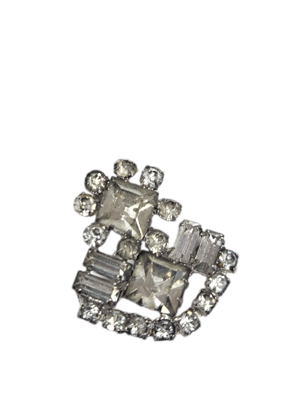 Vintage Mid-Century "Ice" Pin Circa 1940s-1950s