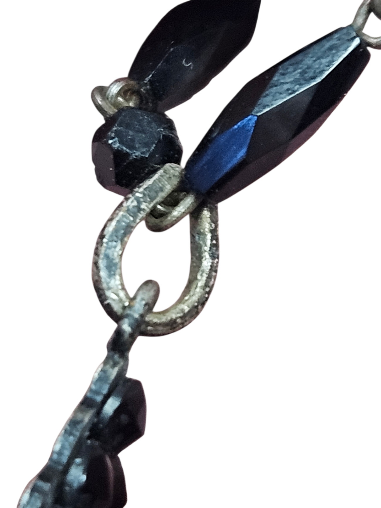 Antique Victorian "French Jet" Festoon Sautoir  Circa: 1860–1890