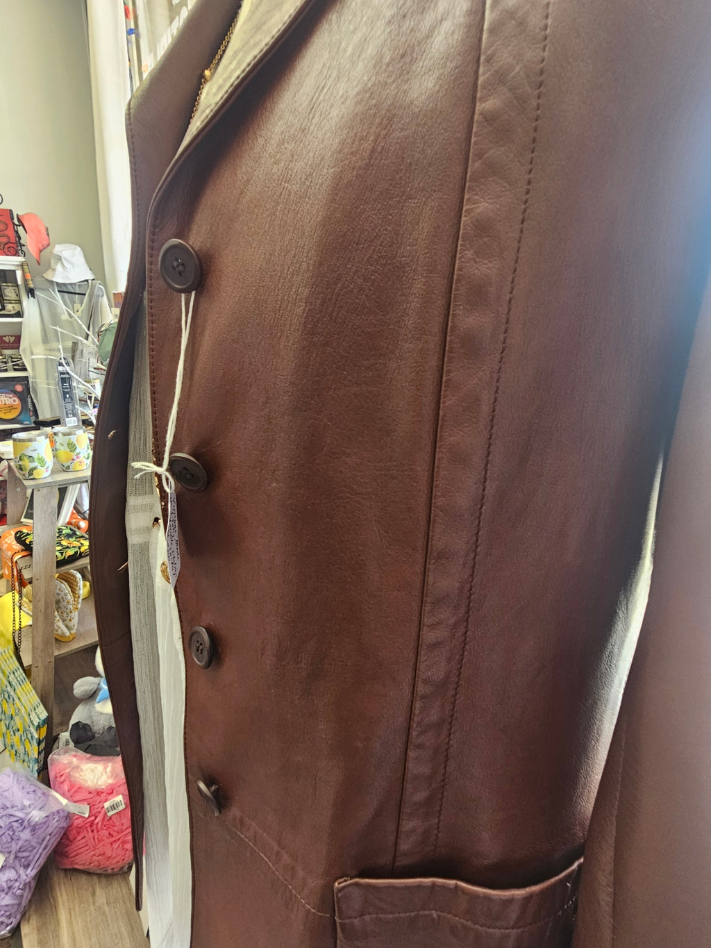 The Roman Archive Jacket  Brand: SKIN Roma (V. Capo Le Case) 41 Origin: Handcrafted in Rome, Italy 100% Genuine Italian Leather Excellent Vintage Condition