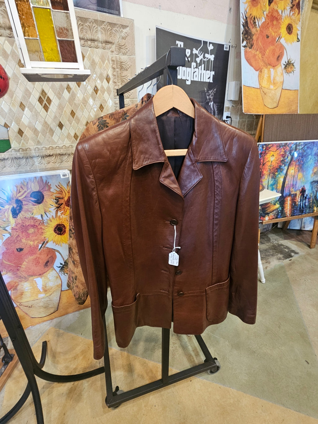The Roman Archive Jacket  Brand: SKIN Roma (V. Capo Le Case) 41 Origin: Handcrafted in Rome, Italy 100% Genuine Italian Leather Excellent Vintage Condition