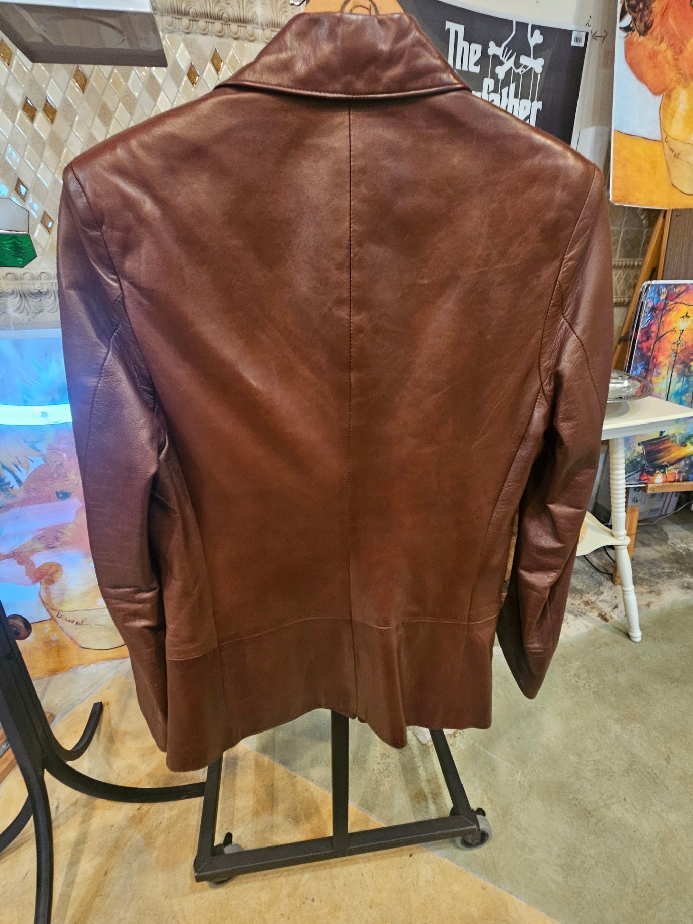 The Roman Archive Jacket  Brand: SKIN Roma (V. Capo Le Case) 41 Origin: Handcrafted in Rome, Italy 100% Genuine Italian Leather Excellent Vintage Condition
