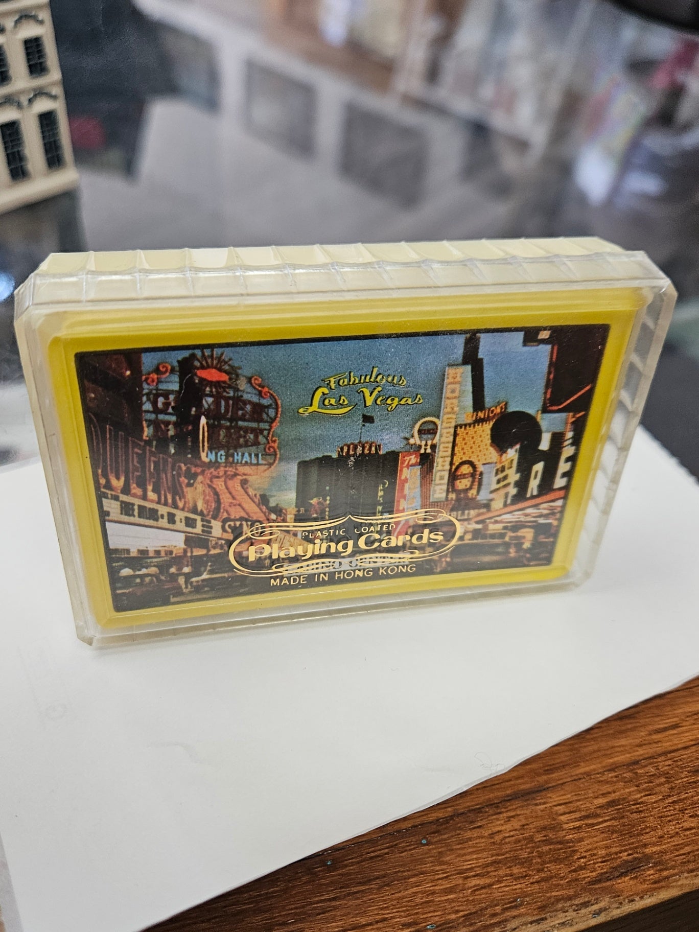 Vintage "Old Vegas" Deck of Cards inside Original Plastic Case