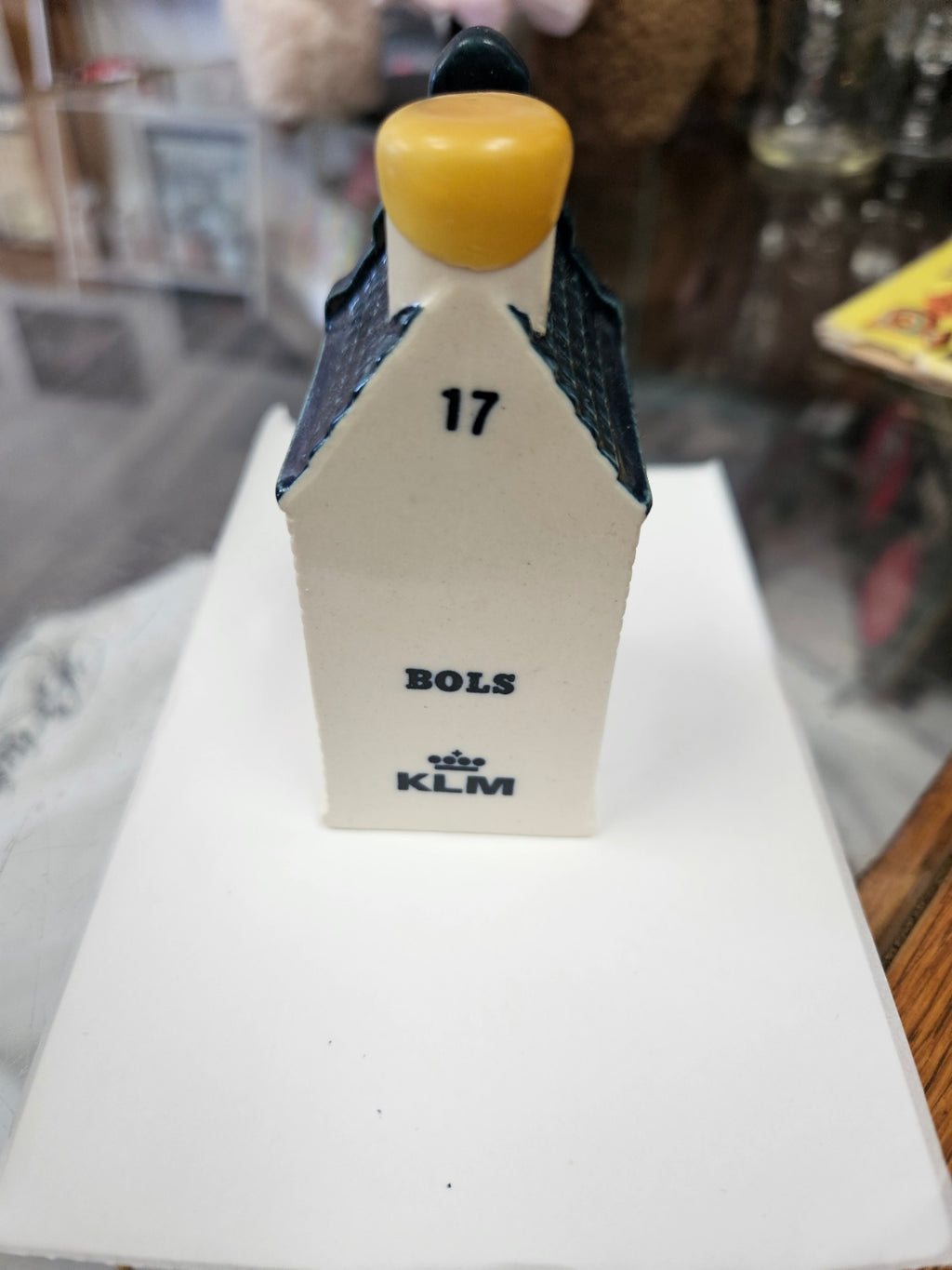 SEALED KLM House #17 BOLS Holland - Unopened w/ Gin - Pre-1995 Dutch Made