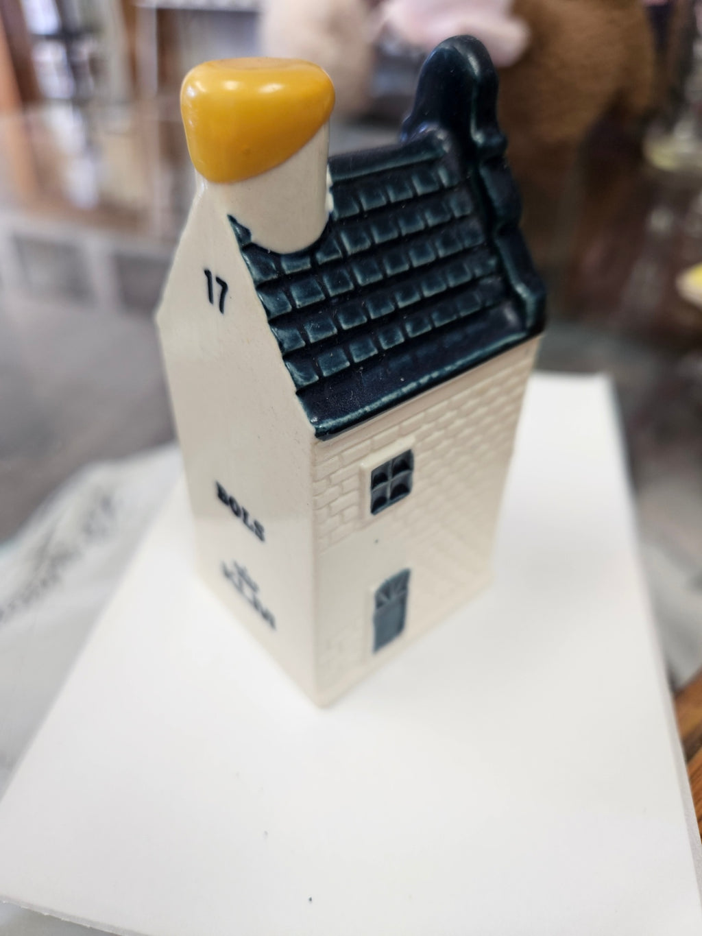 SEALED KLM House #17 BOLS Holland - Unopened w/ Gin - Pre-1995 Dutch Made