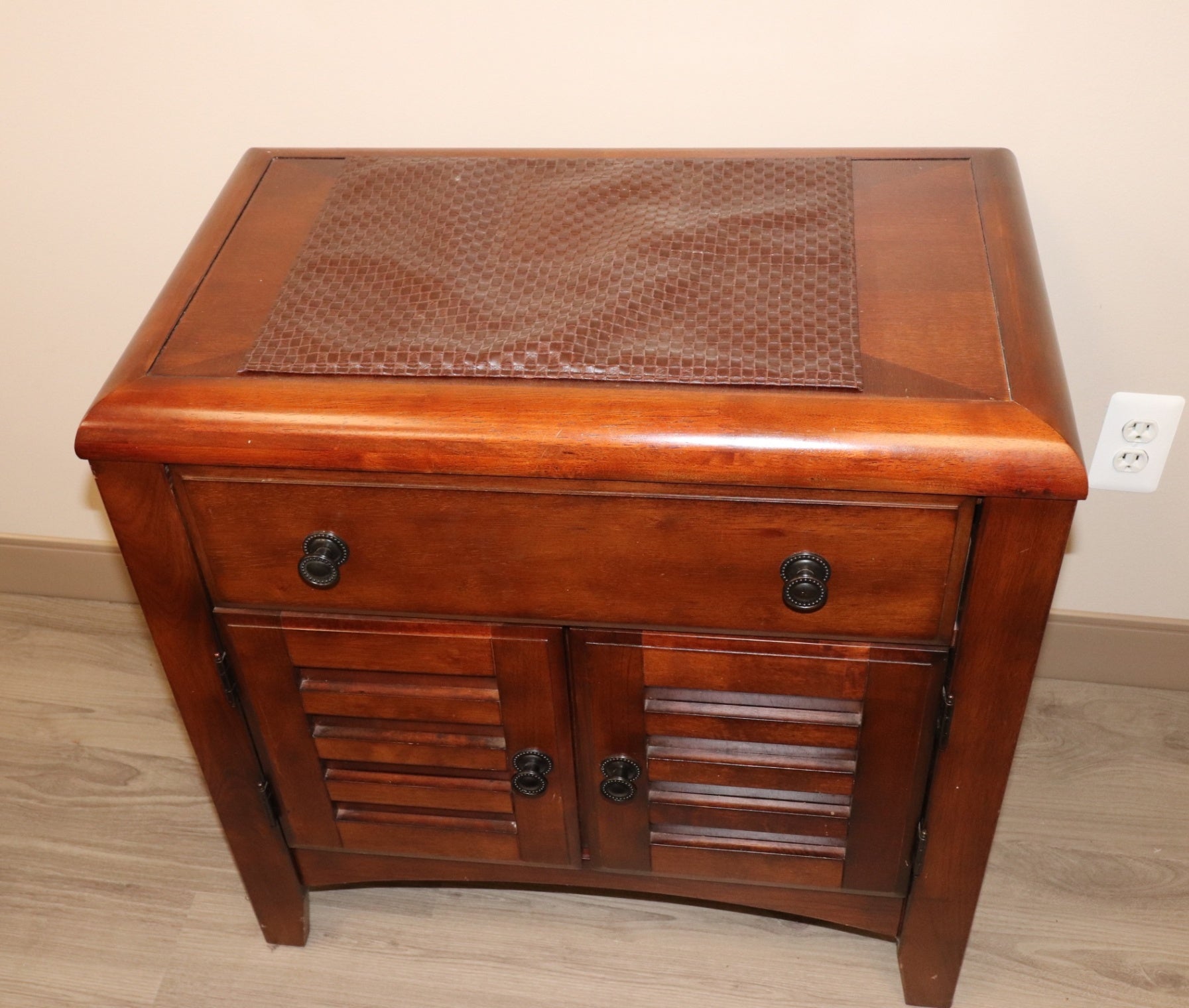 Nantucket Wood Accent Cabinet 41x38