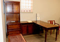 Professional Ashley "Cross Island" Executive L-Shaped Desk & Hutch Suite