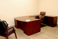EXECUTIVE SHOWROOM SUITE  OFS Indiana Heritage Cherry Wood U-Desk