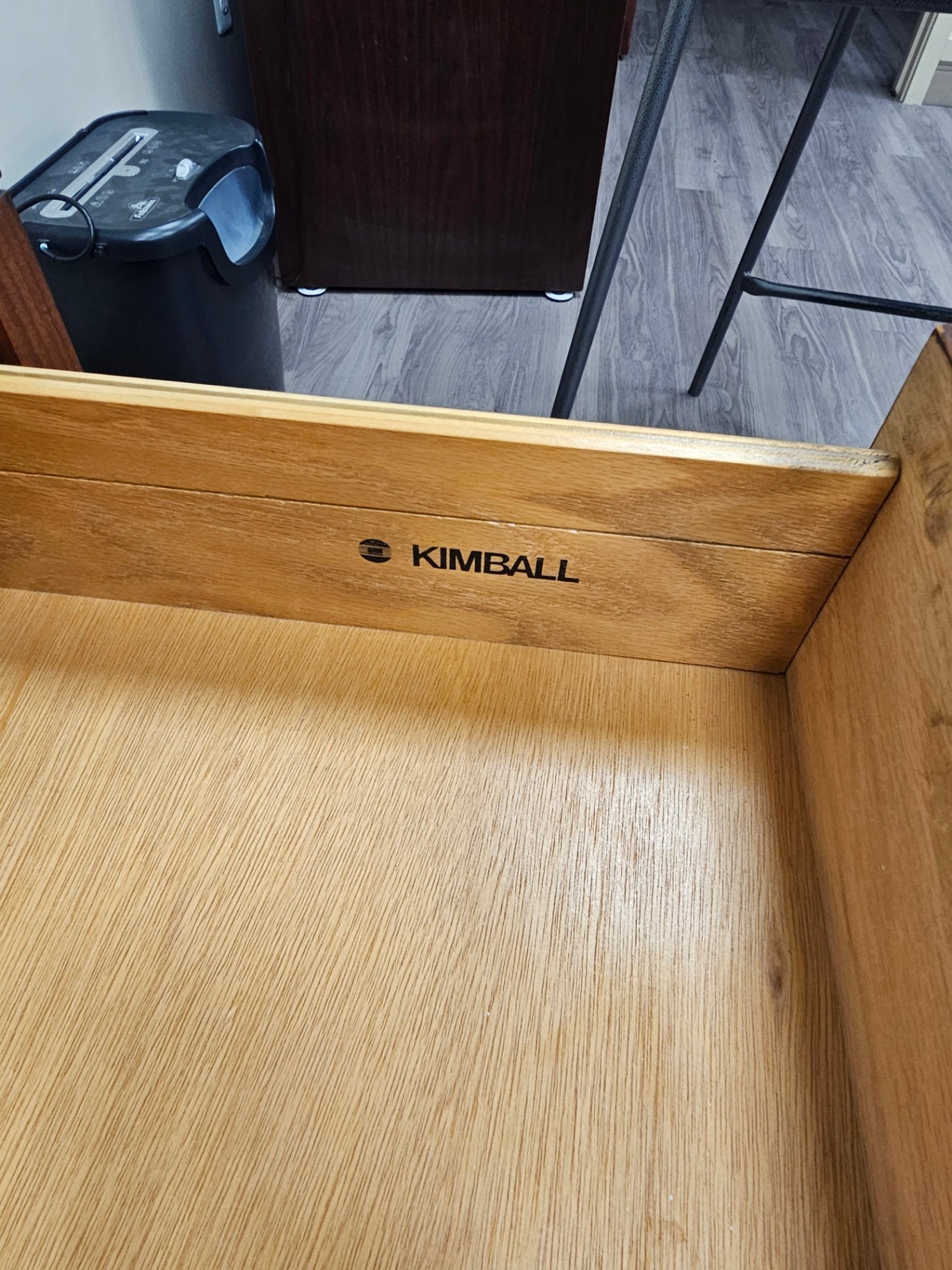 Vintage Kimball Mid-Century Walnut Executive Credenza