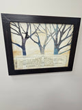 Motivational Art Black Frame