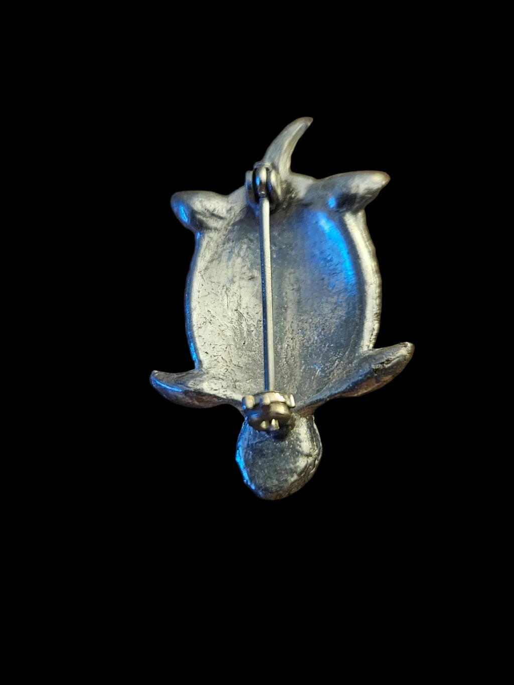 Jewelry Marcasite and Rhinestone Turtle Brooch