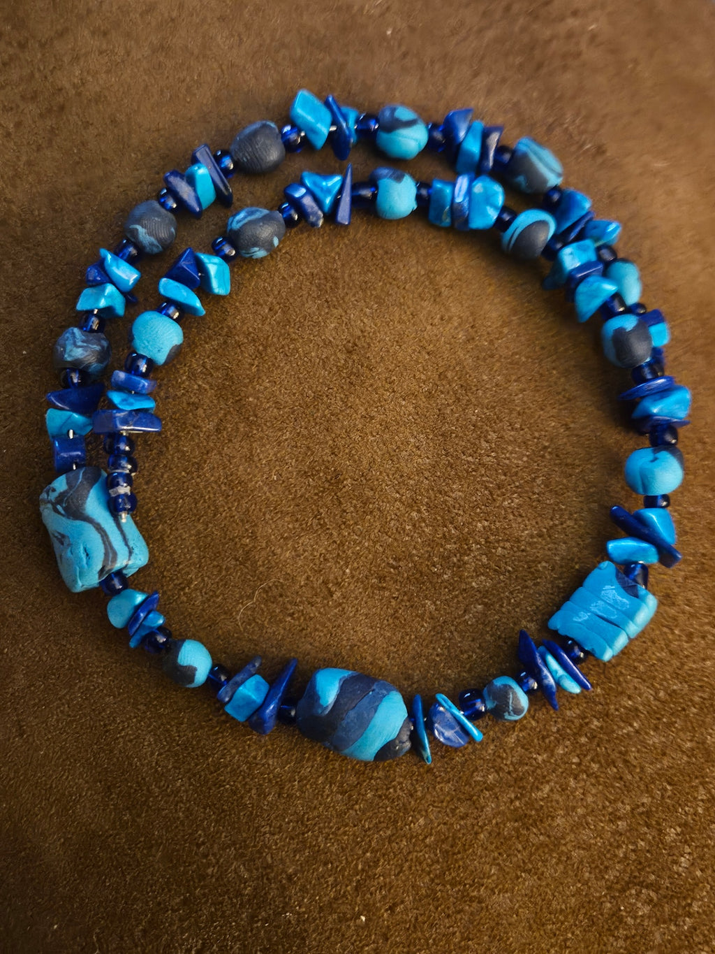 Vintage Hatian Choker Necklace Hand-made