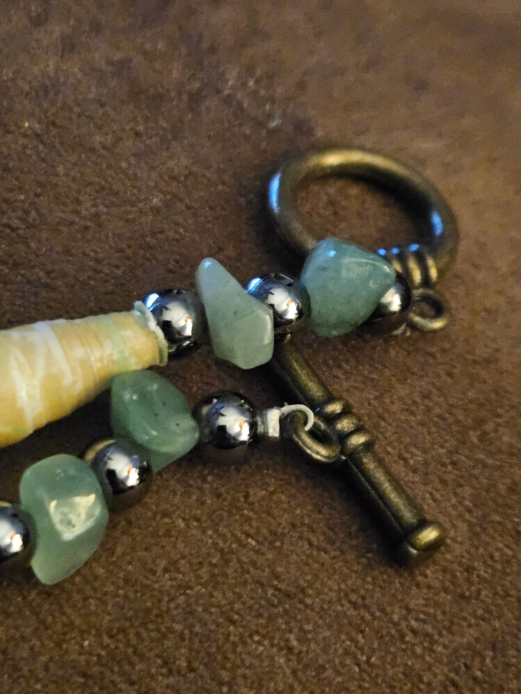 Handcrafted Haitian Mixed-Media Necklace