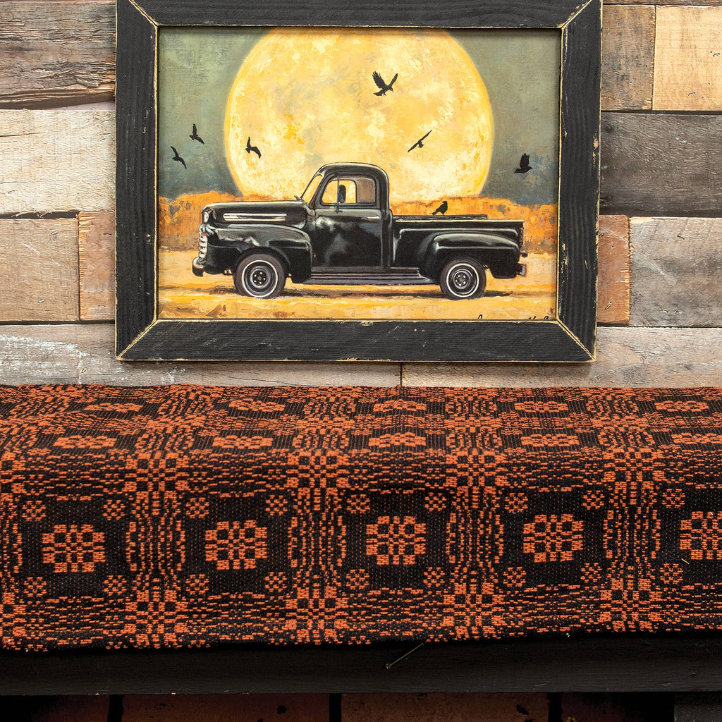 Pumpkin & Black Gettysburg Long Runner