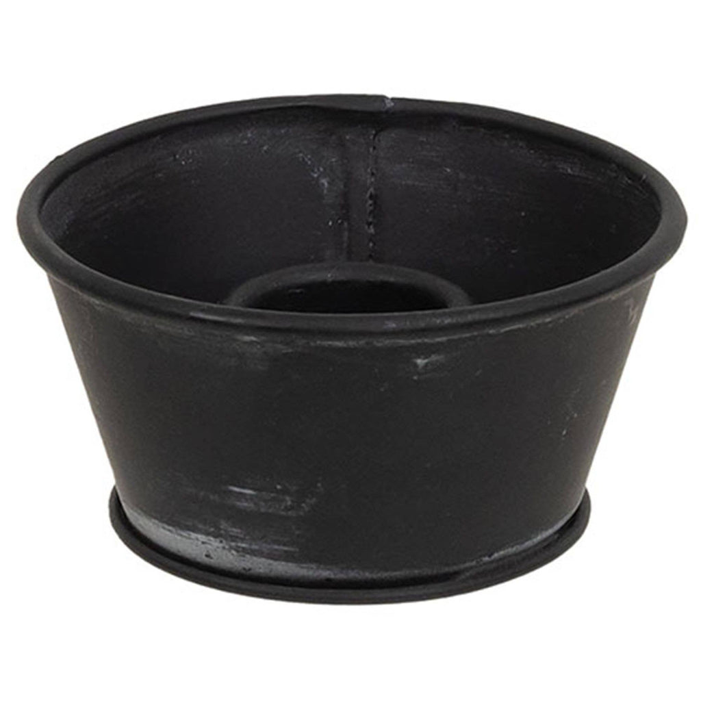 Old Black Metal Taper Cup