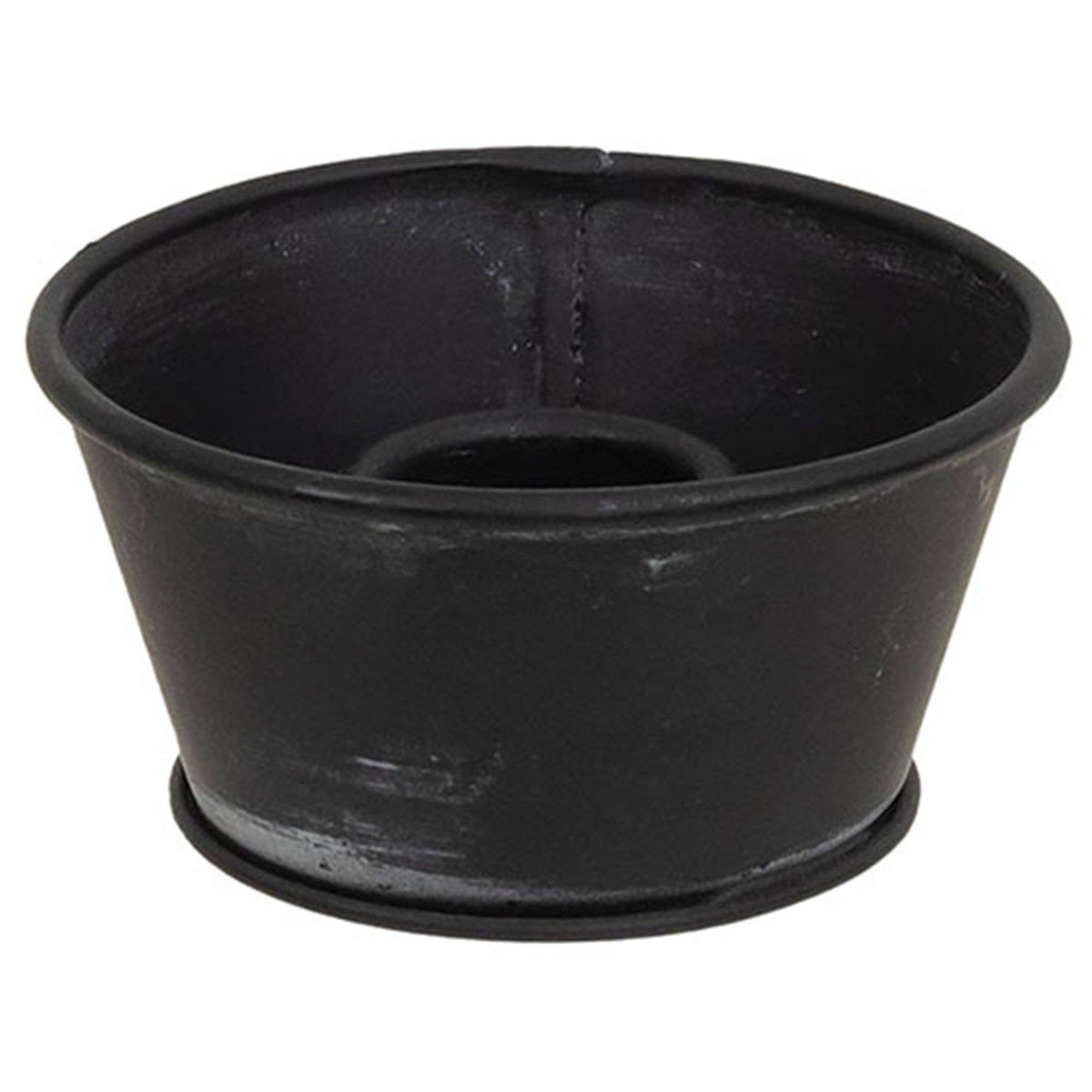 Old Black Metal Taper Cup