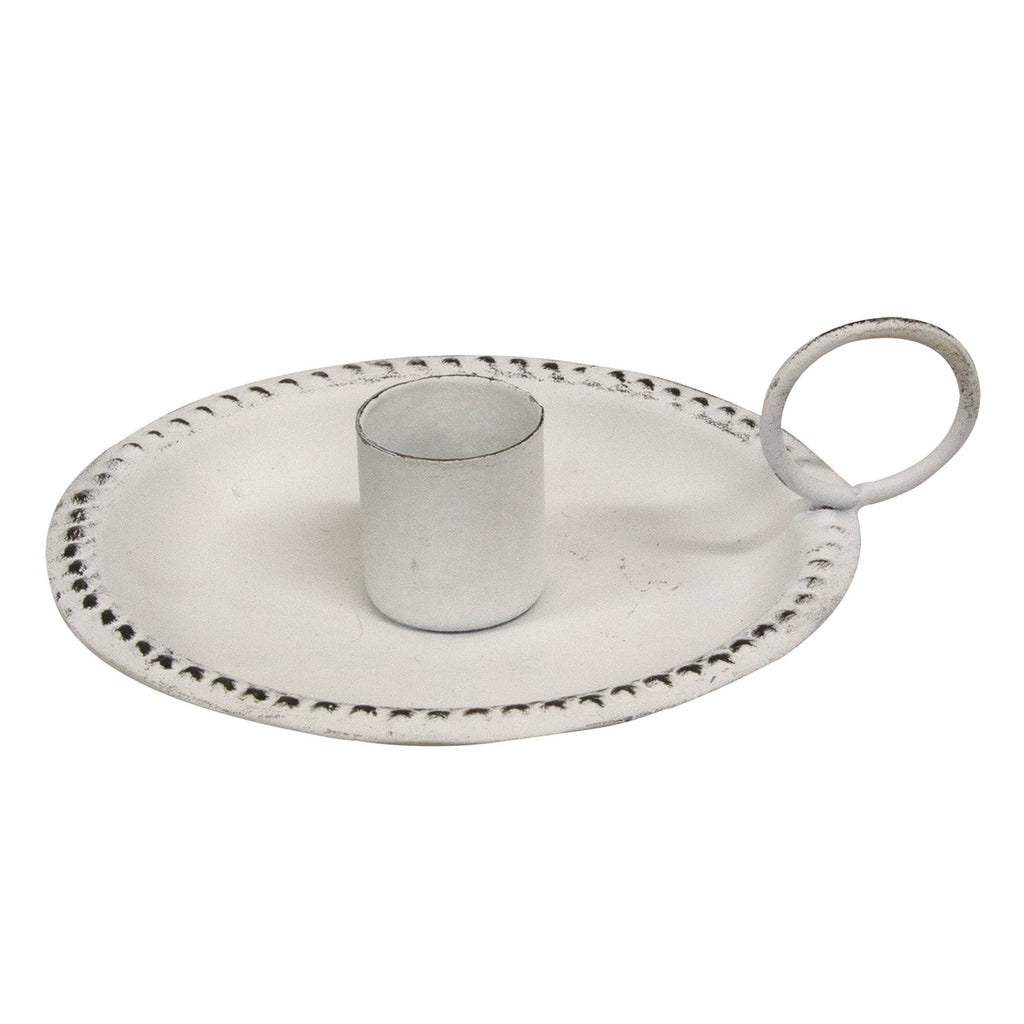 Sarah's Taper Holder White